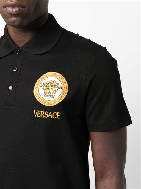 versace polo.shirt|versace polo shirt medusa.